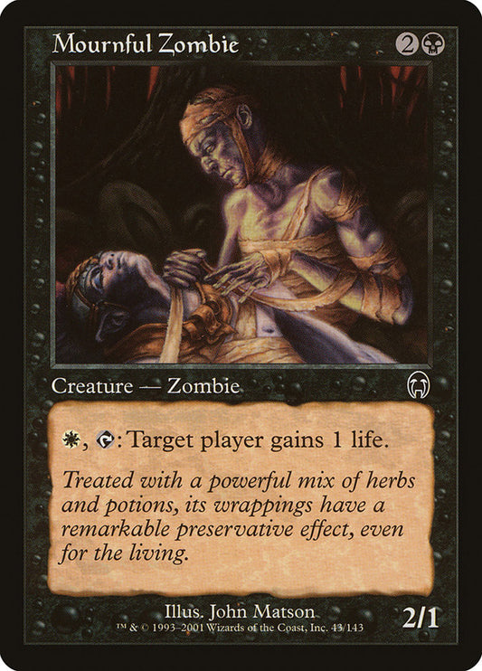 MTG Card Title: Mournful Zombie APC/43