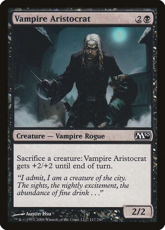 MTG Card Title: Vampire Aristocrat M10/117