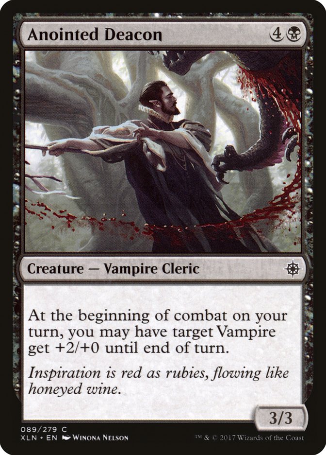 MTG Card Title: Anointed Deacon XLN/89