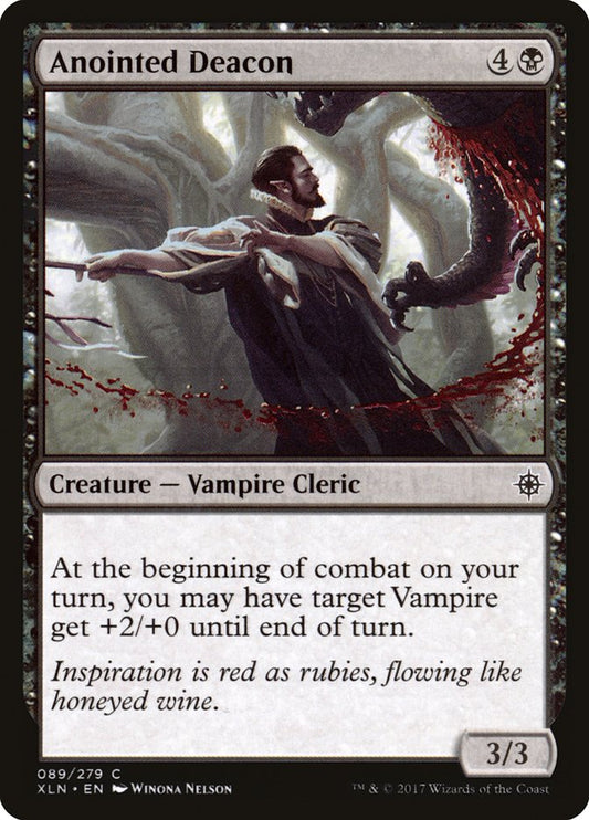 MTG Card Title: Anointed Deacon XLN/89