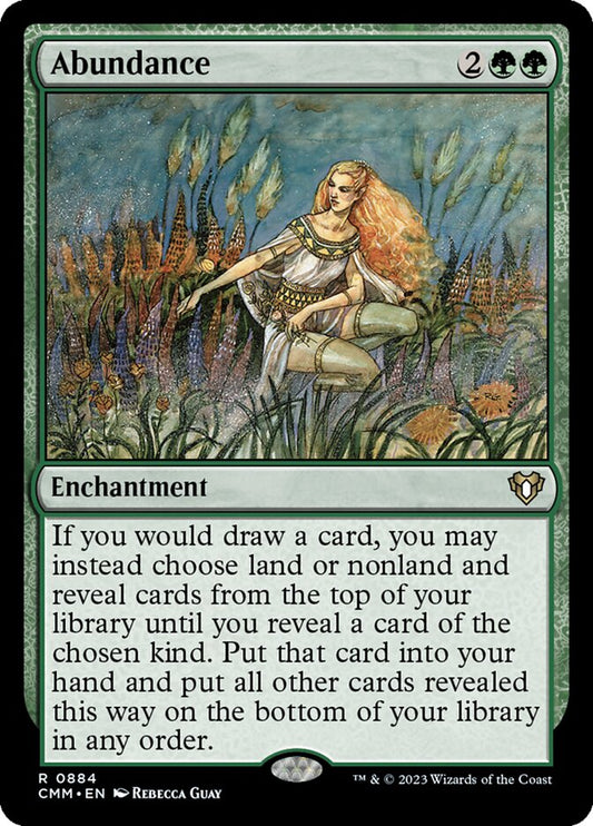 MTG Card Title: Abundance CMM/884