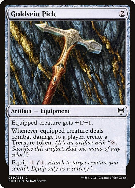 MTG Card Title: Goldvein Pick KHM/239