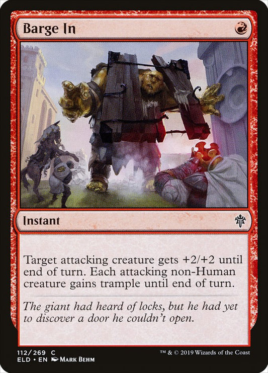 MTG Card Title: Barge In ELD/112