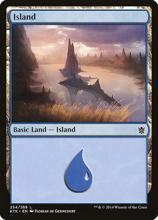 MTG Card Title: Island KTK/254