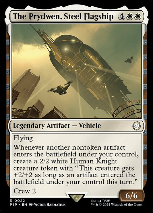 MTG Card Title: The Prydwen, Steel Flagship PIP/22