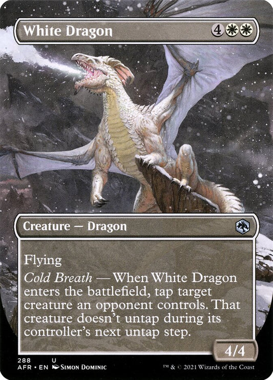 MTG Card Title: White Dragon AFR/288