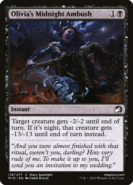 MTG Card Title: Olivia's Midnight Ambush MID/118