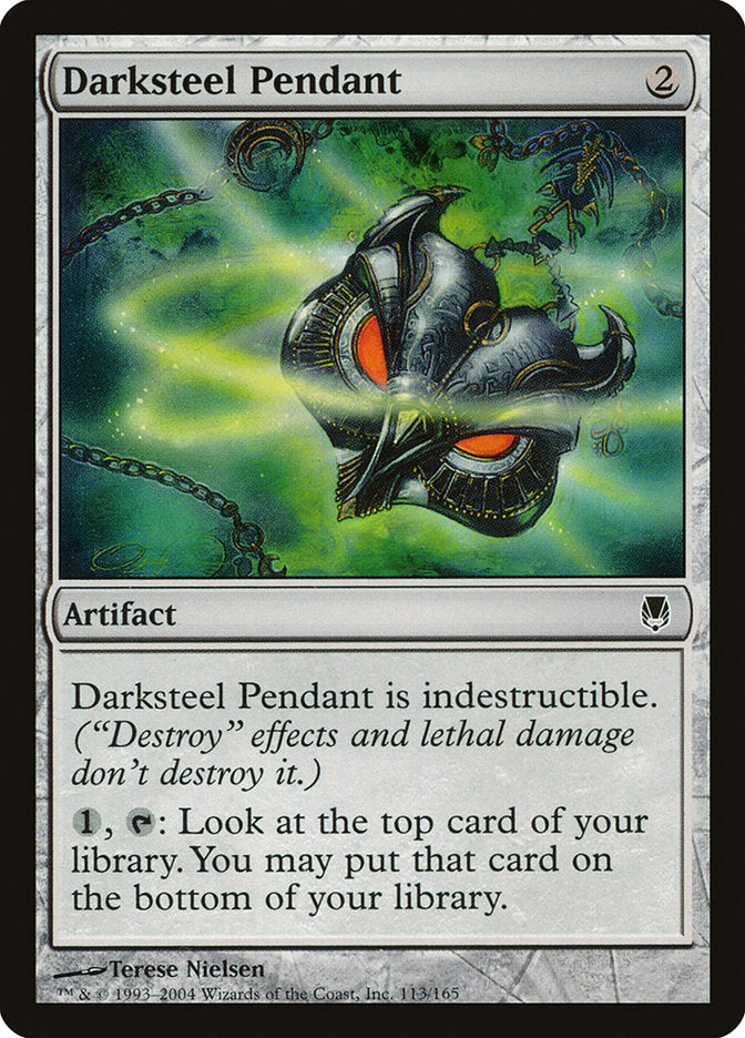 MTG Card Title: Darksteel Pendant DST/113