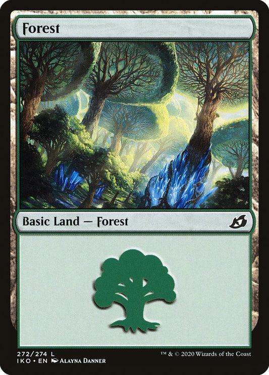 MTG Card Title: Forest IKO/272