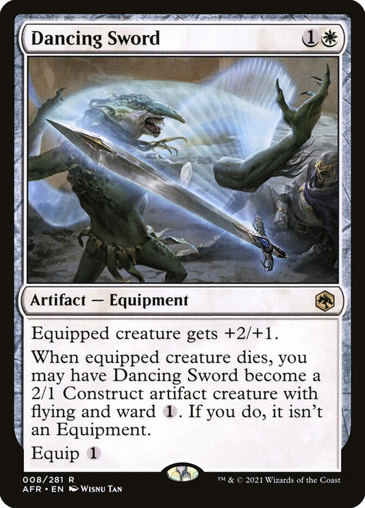 MTG Card Title: Dancing Sword AFR/8