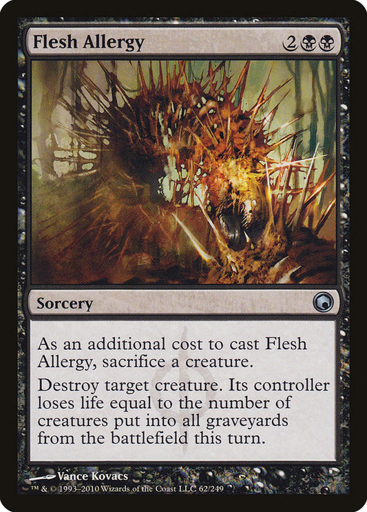 MTG Card Title: Flesh Allergy SOM/62