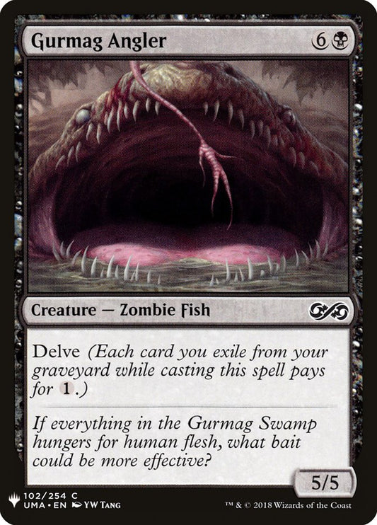 MTG Card Title: Gurmag Angler PLST/UMA-102