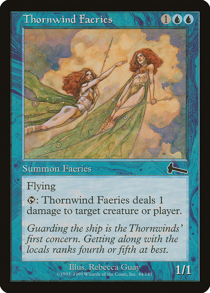 MTG Card Title: Thornwind Faeries ULG/44