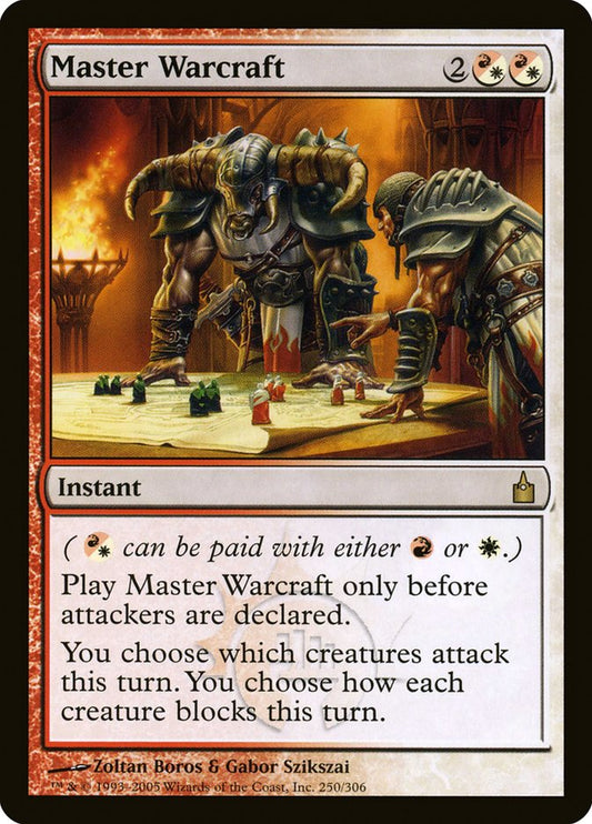 MTG Card Title: Master Warcraft RAV/250