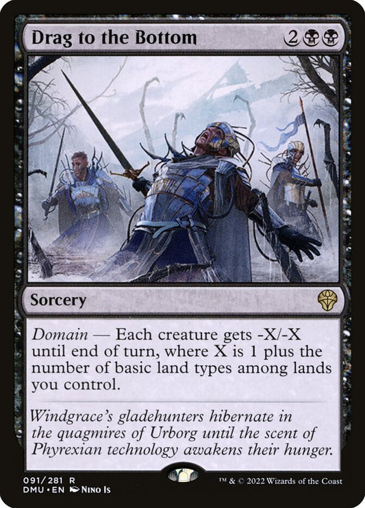 MTG Card Title: Drag to the Bottom DMU/91