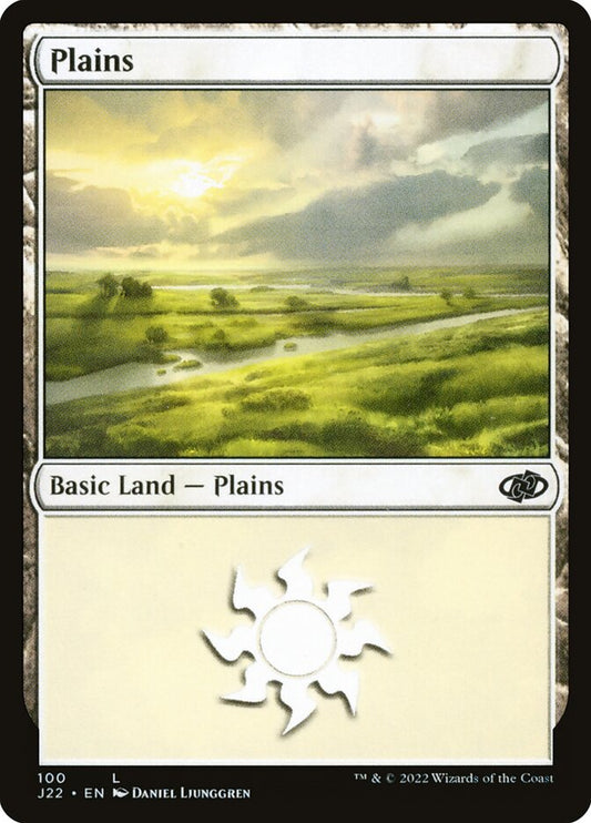 MTG Card Title: Plains J22/100