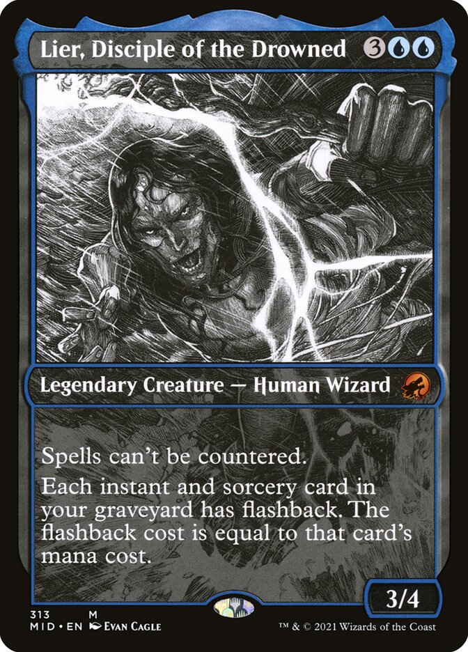 MTG Card Title: Lier, Disciple of the Drowned MID/313