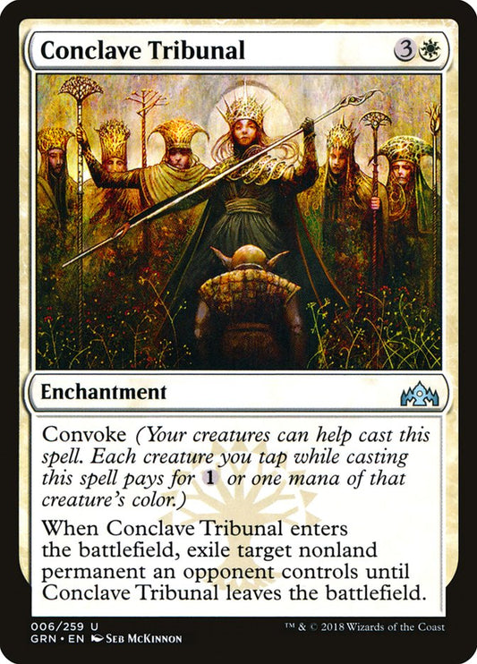 MTG Card Title: Conclave Tribunal GRN/6