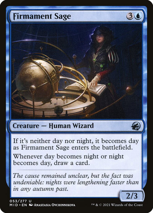 MTG Card Title: Firmament Sage MID/53