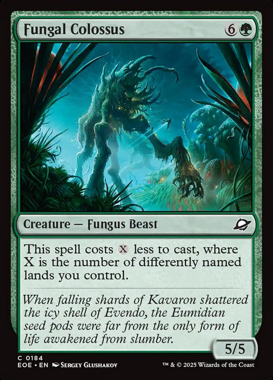 MTG Card Title: Fungal Colossus EOE/184