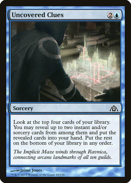 MTG Card Title: Uncovered Clues DGM/19