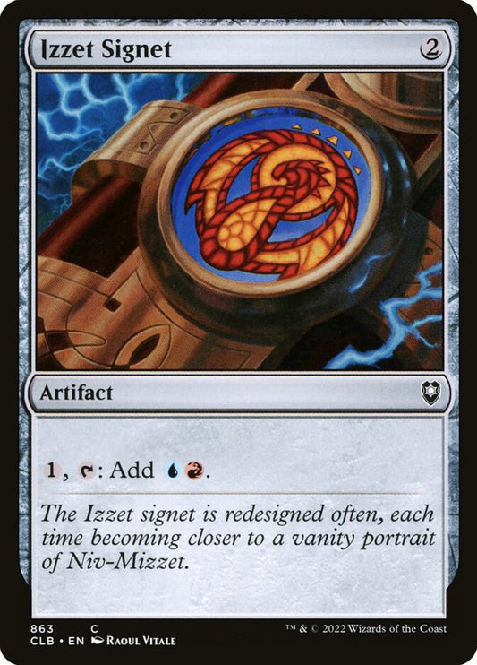 MTG Card Title: Izzet Signet CLB/863