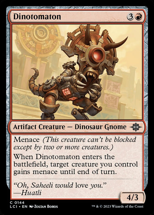 MTG Card Title: Dinotomaton LCI/144
