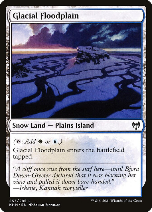 MTG Card Title: Glacial Floodplain KHM/257