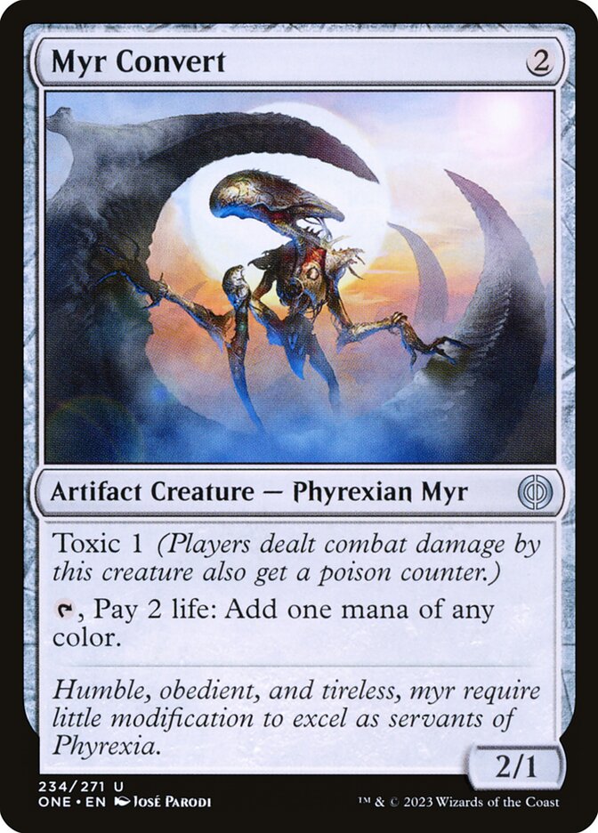 MTG Card Title: Myr Convert ONE/234