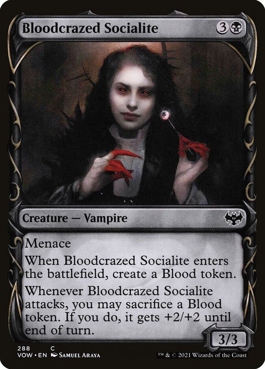MTG Card Title: Bloodcrazed Socialite VOW/288
