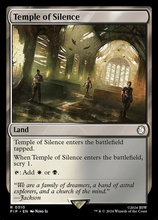 MTG Card Title: Temple of Silence PIP/310