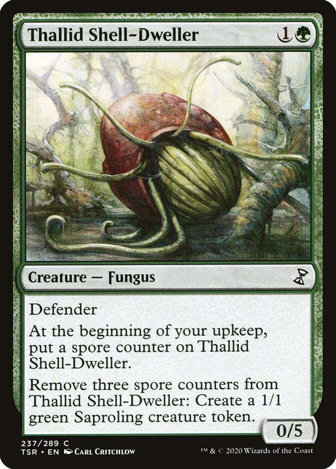 MTG Card Title: Thallid Shell-Dweller TSR/237