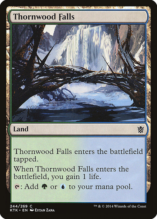 MTG Card Title: Thornwood Falls KTK/244