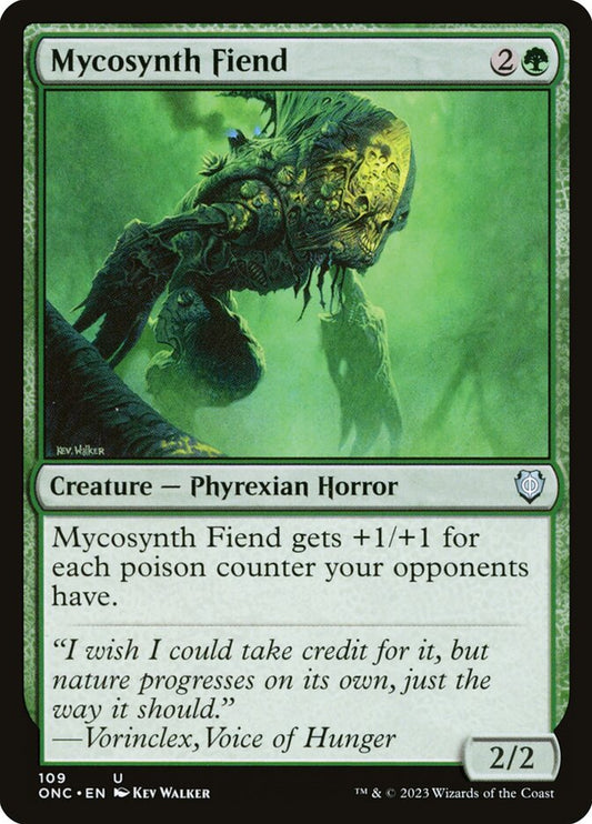 MTG Card Title: Mycosynth Fiend ONC/109
