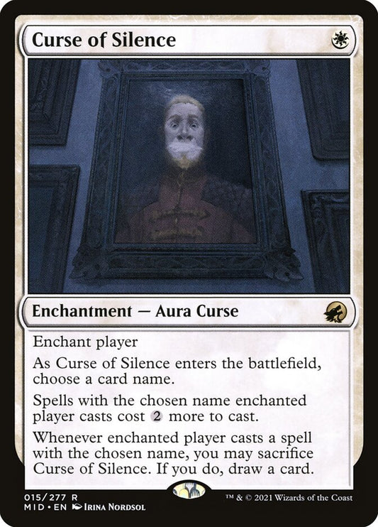 MTG Card Title: Curse of Silence MID/15