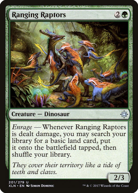 MTG Card Title: Ranging Raptors XLN/201