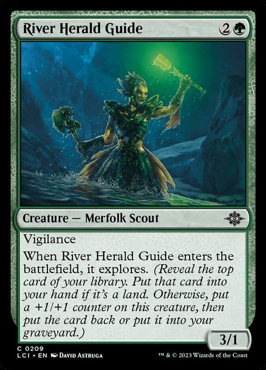 MTG Card Title: River Herald Guide LCI/209