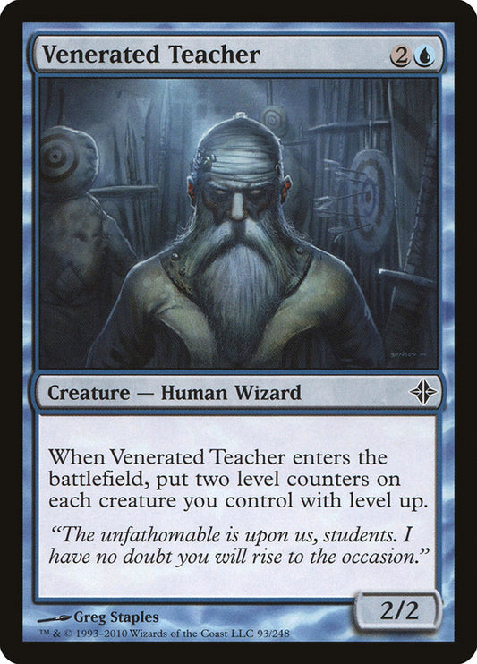 MTG Card Title: Venerated Teacher ROE/93