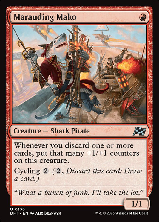 MTG Card Title: Marauding Mako DFT/138