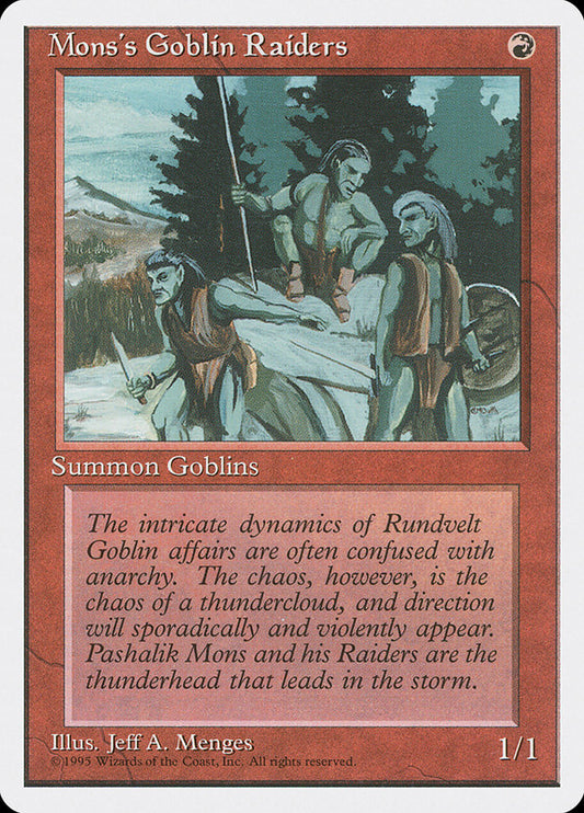 MTG Card Title: Mons's Goblin Raiders 4ED/213