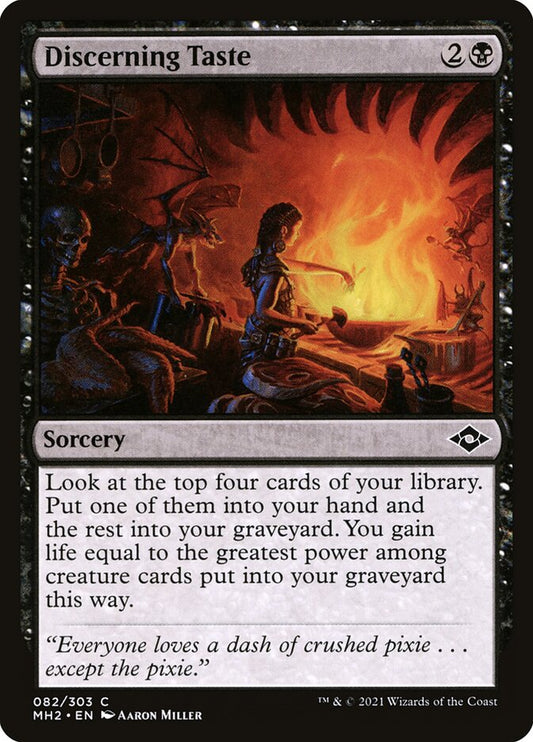MTG Card Title: Discerning Taste MH2/82