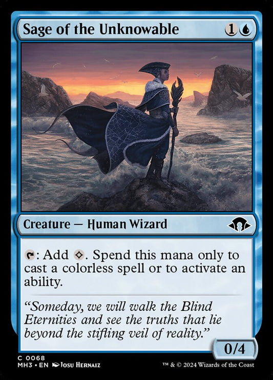 MTG Card Title: Sage of the Unknowable MH3/68