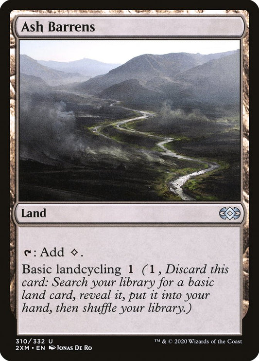 MTG Card Title: Ash Barrens 2XM/310