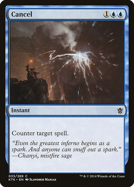 MTG Card Title: Cancel KTK/33