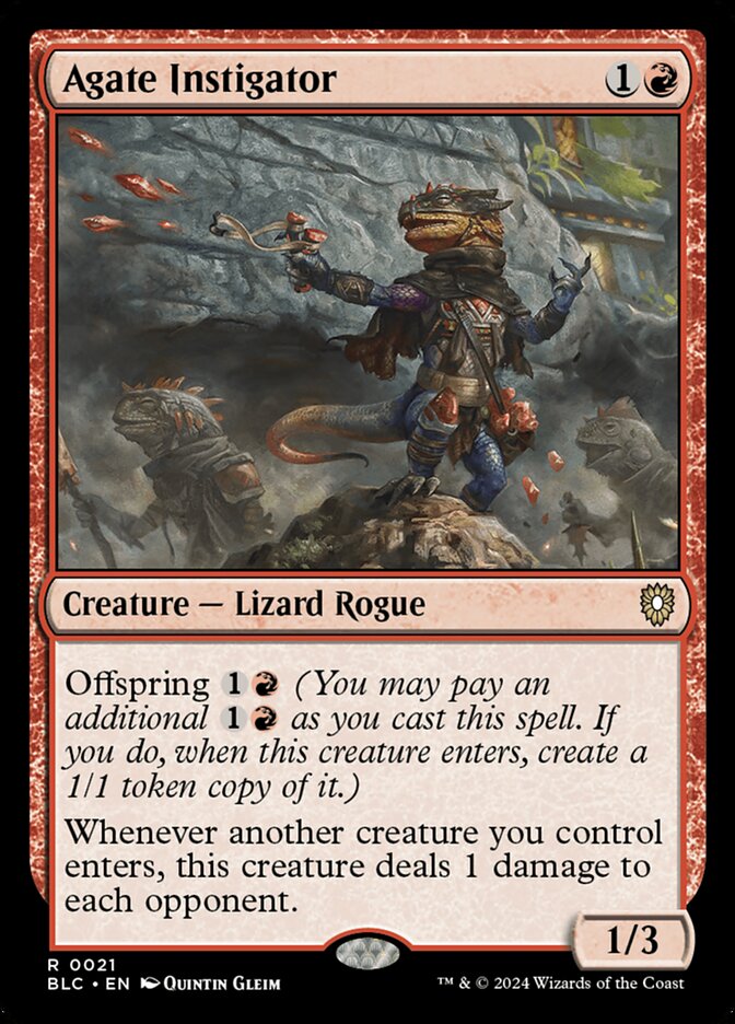 MTG Card Title: Agate Instigator BLC/21