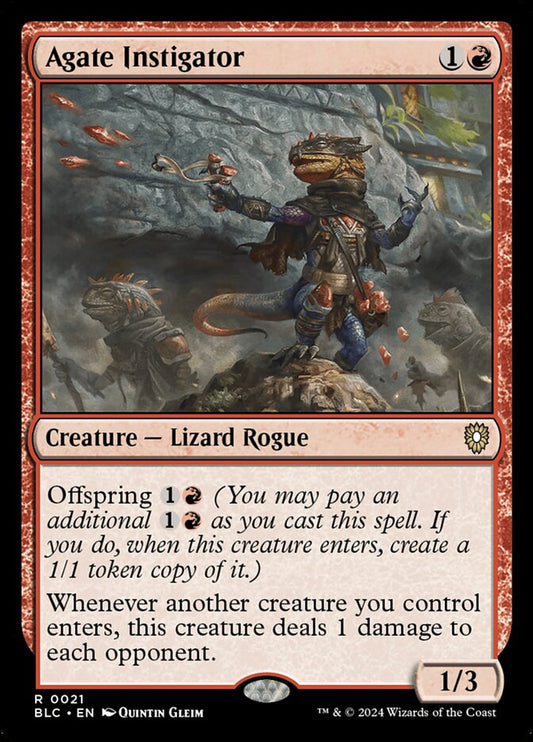 MTG Card Title: Agate Instigator BLC/21