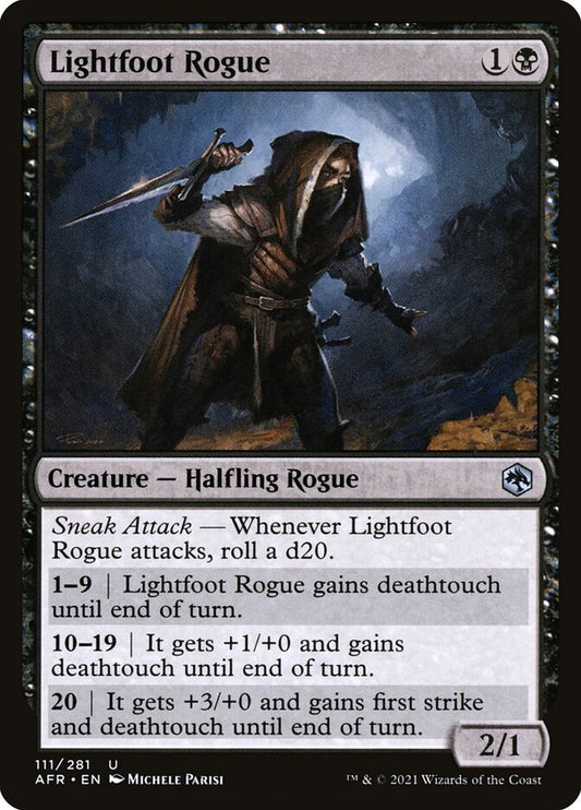 MTG Card Title: Lightfoot Rogue AFR/111