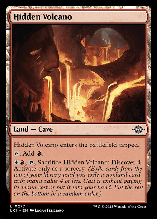 MTG Card Title: Hidden Volcano LCI/277