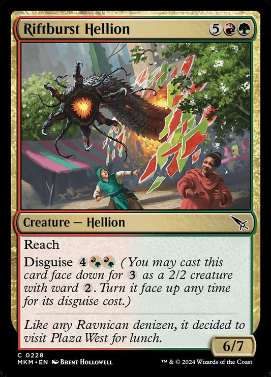 MTG Card Title: Riftburst Hellion MKM/228