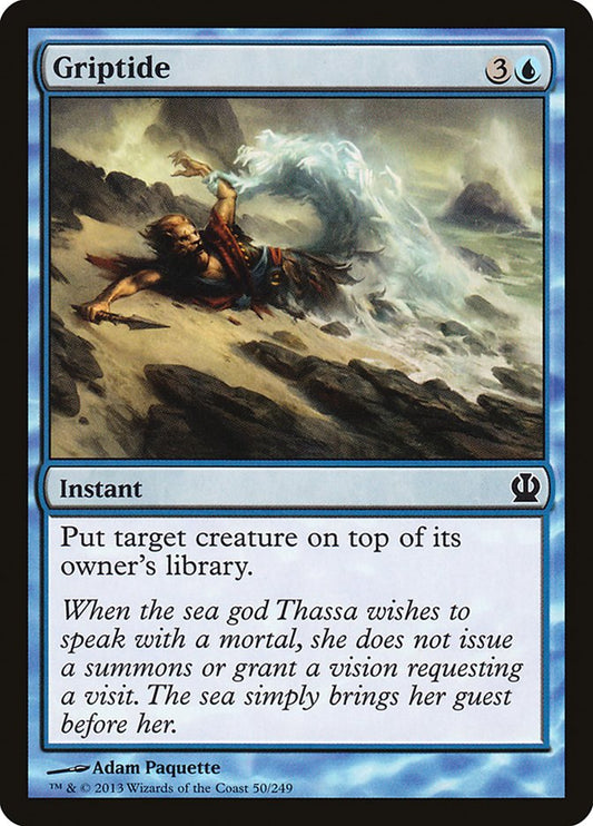 MTG Card Title: Griptide THS/50